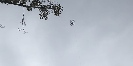 驭风而行！迈优威FC100S系留通讯中继无人机成功完成空中侦测测试